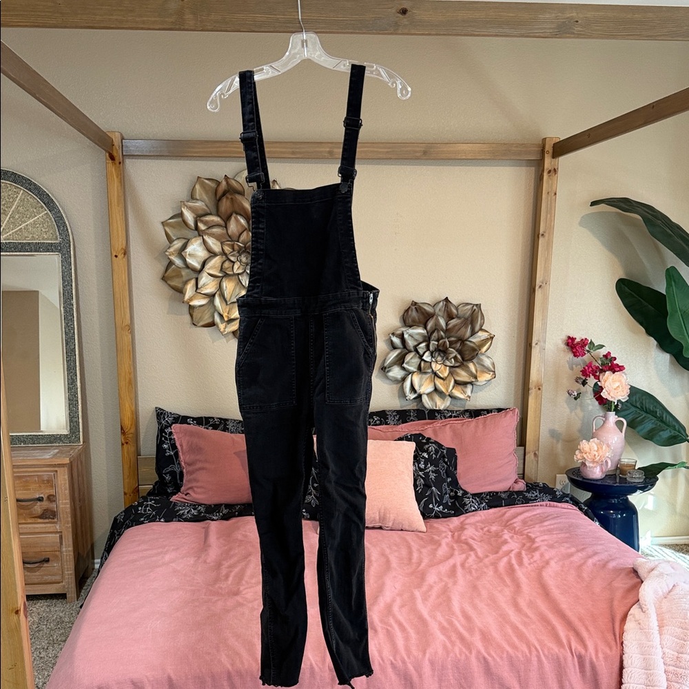 Madewell Chic Black Overalls